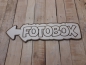 Preview: Fotobox Schild