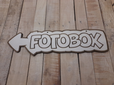 Fotobox Schild